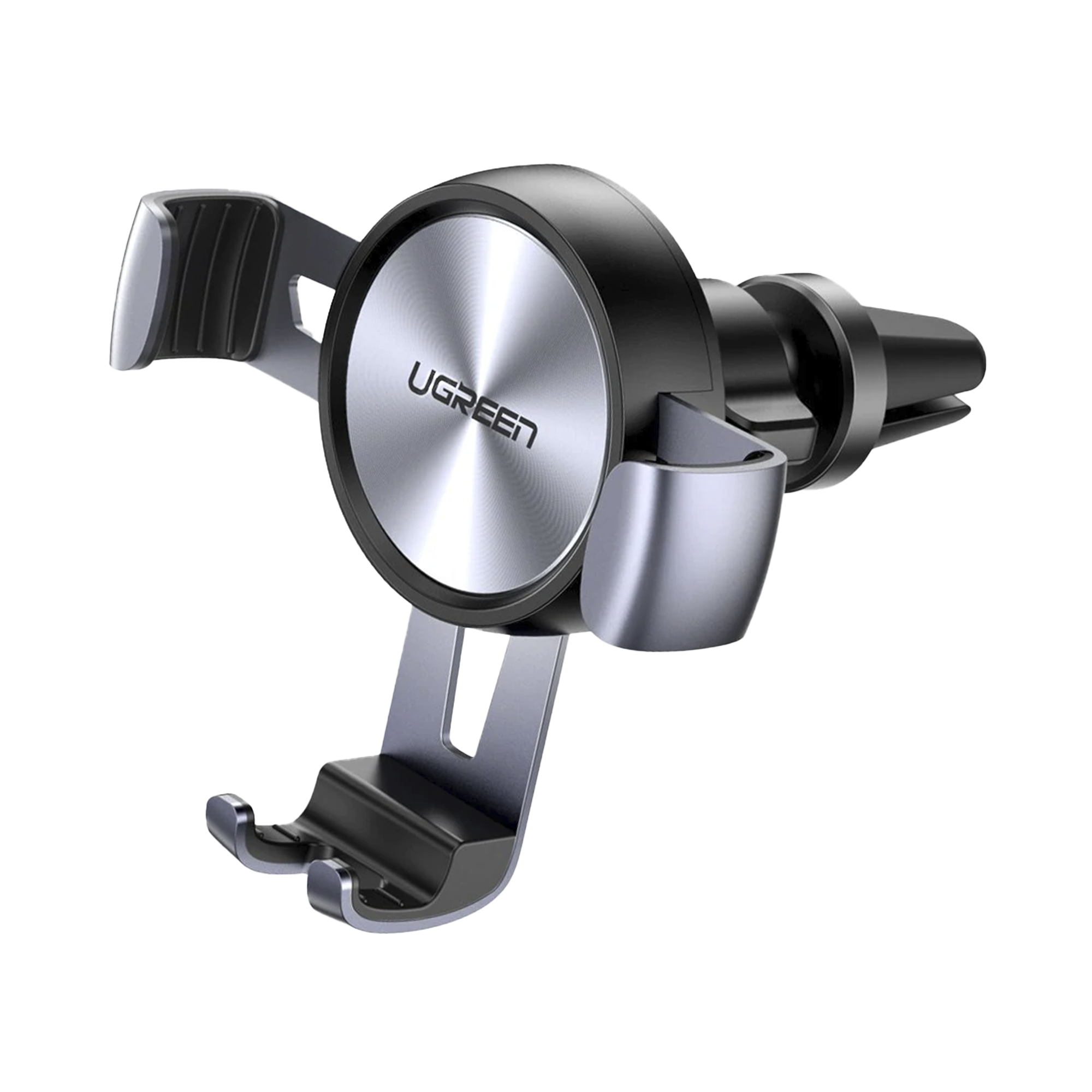 Soporte de Celular para Automóvil en Rendija de Ventilación / Sistema de Gravedad / Rotacion de 360° /Angulo Multiple / Almohadillas de Goma Antideslizantes / Amplia Compatibilidad con dispositivos de 4'' a 7'' / Color Negro Soporte de Celular para Automóvil en Rendija de Ventilación / Sistema de Gravedad / Rotacion de 360° /Angulo Multiple / Almohadillas de Goma Antideslizantes / Amplia Compatibilidad con dispositivos de 4'' a 7'' / Color Negro